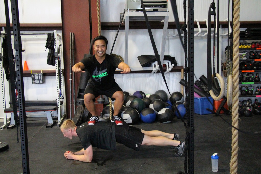 Now that is a weighted plank hold.